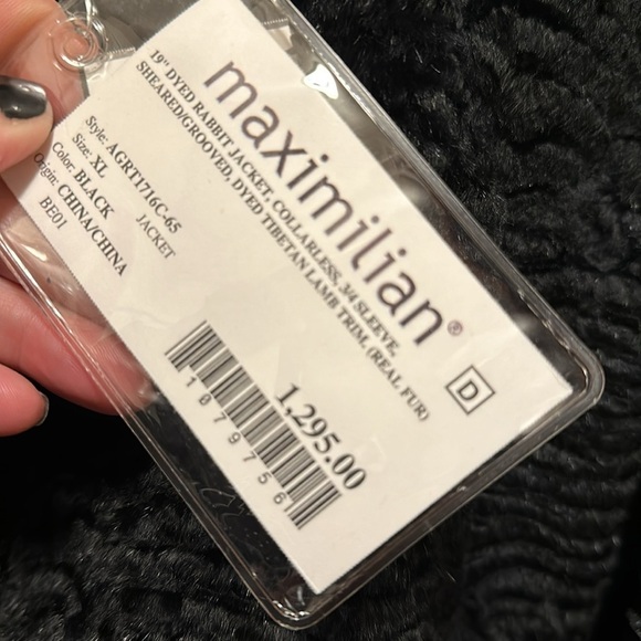 Maximilian Fabbit & Tibetin Lamb Jacket NWT - Picture 14 of 15